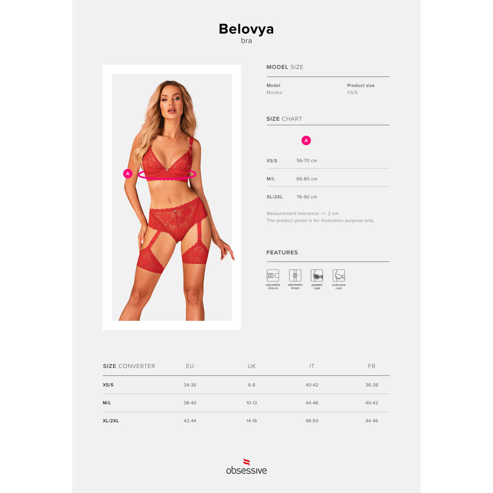 OB Belovya bra red