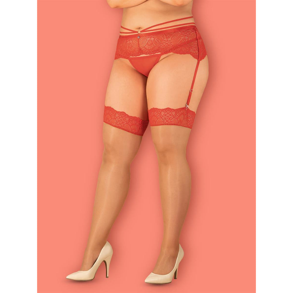 OB Blossmina stockings red