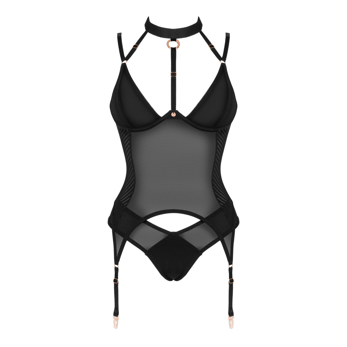 OB Brasica corset & panties black