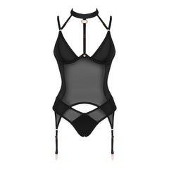 OB Brasica corset & panties black