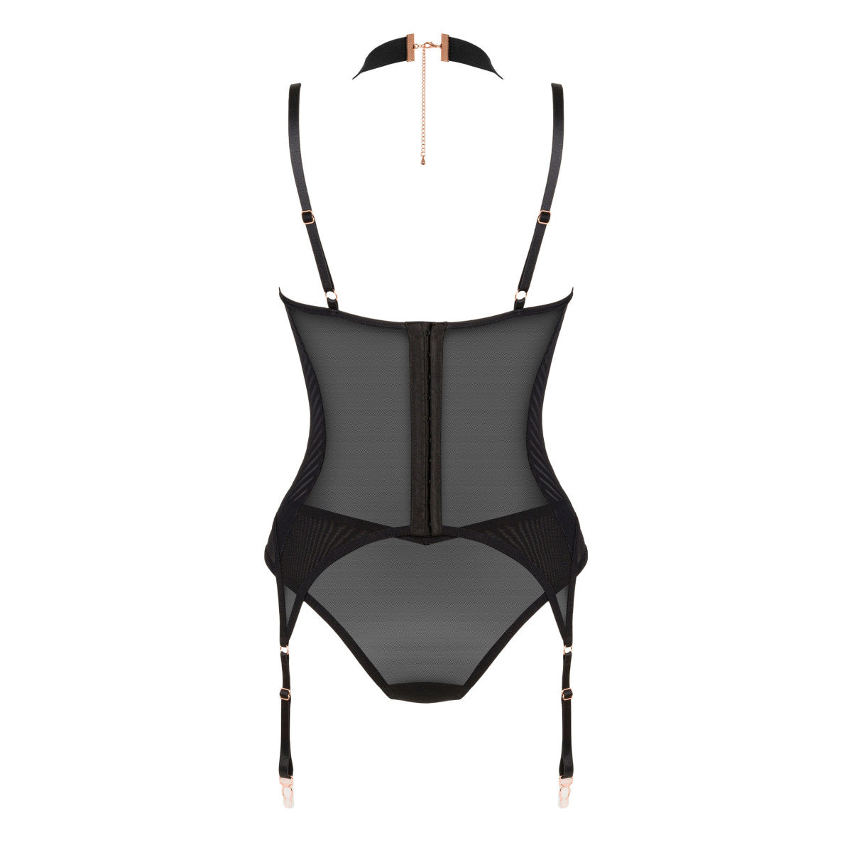 OB Brasica corset & panties black