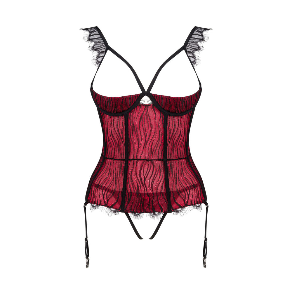 OB Denissa corset & thong red