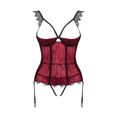 OB Denissa corset & thong red