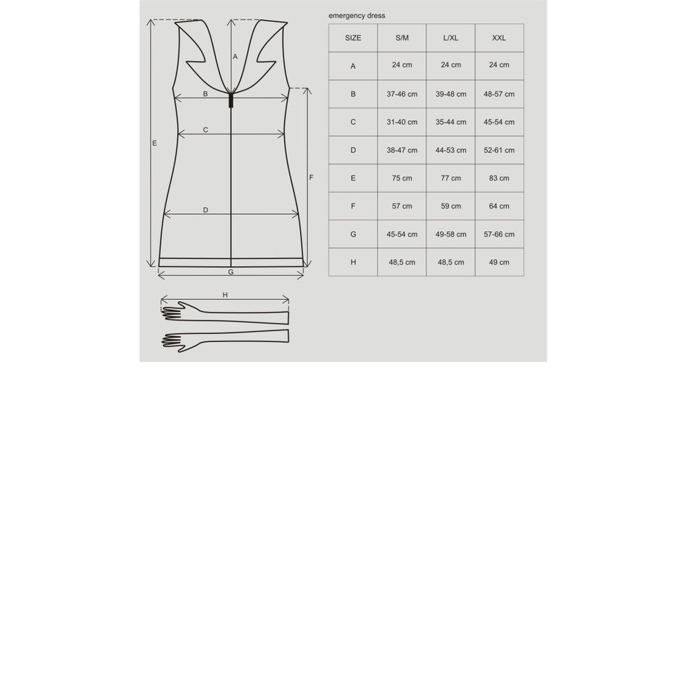 OB Emergency dress + stethoscope white