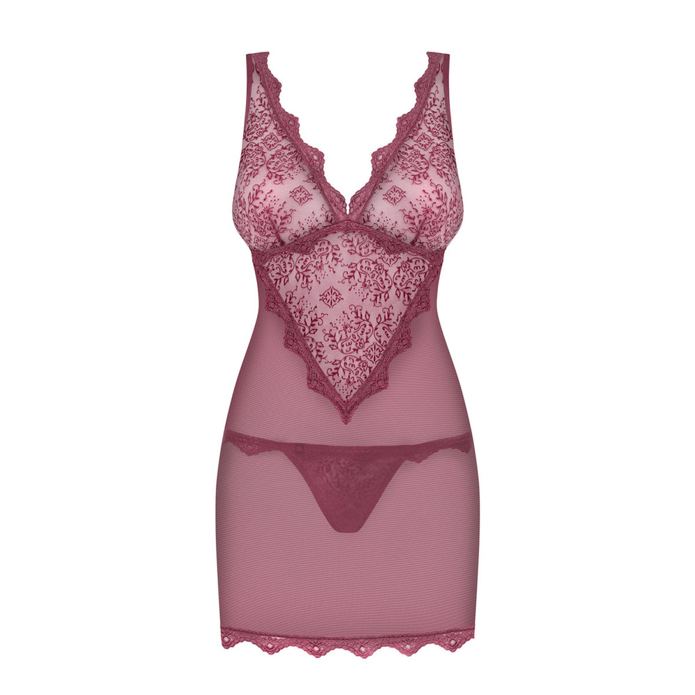 OB Emperita chemise & thong berry