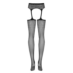 OB Garter stockings S207 black