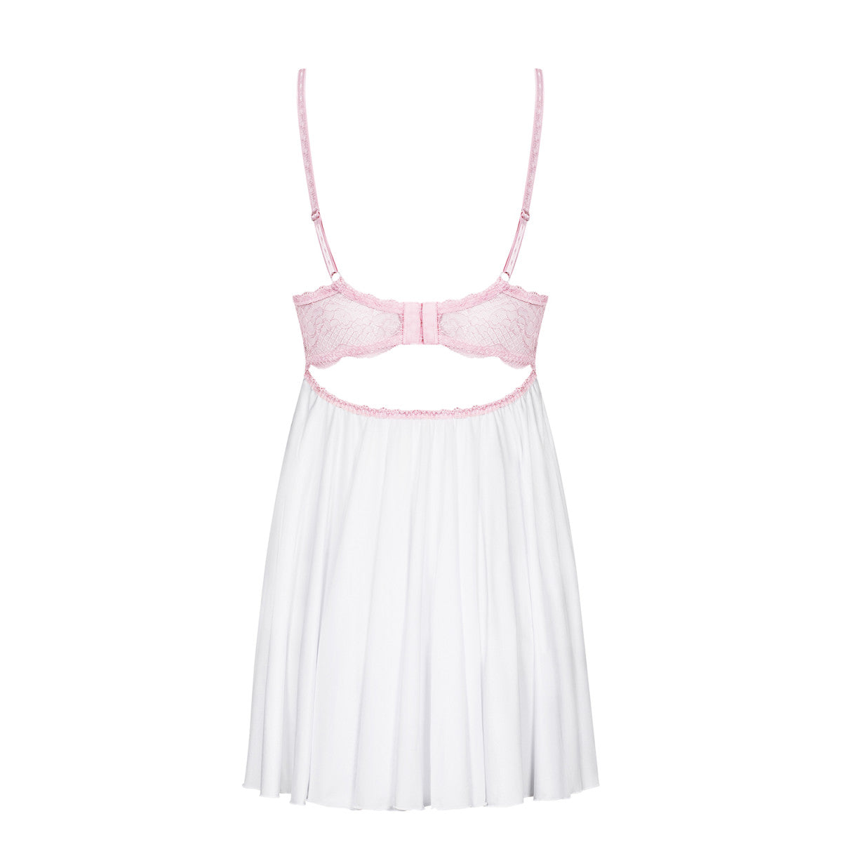 OB Girlly babydoll & thong white
