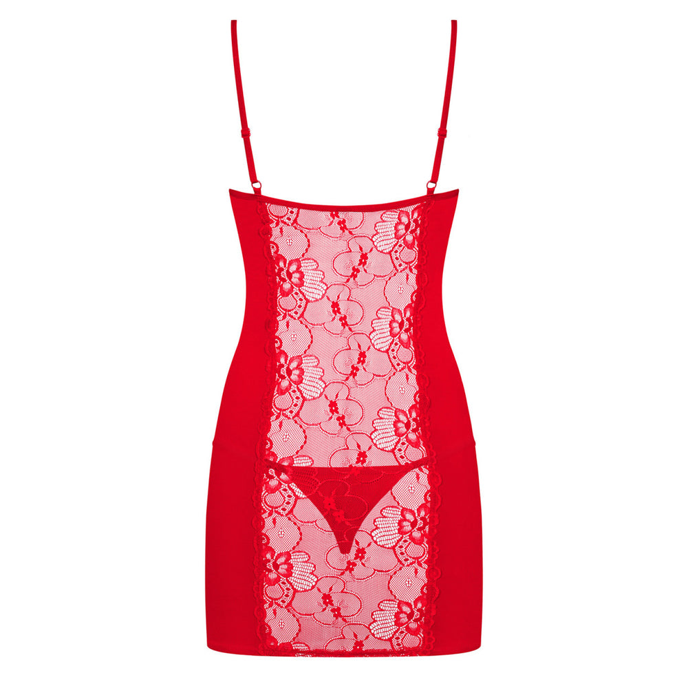 OB Heartina chemise & thong red