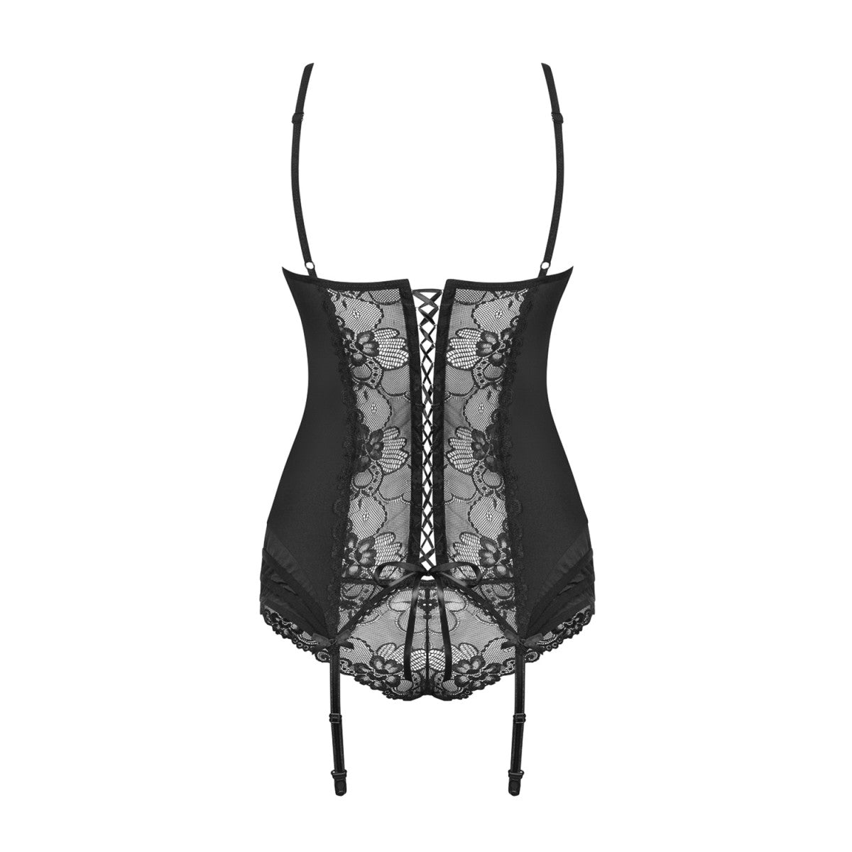 OB Heartina corset & thong black
