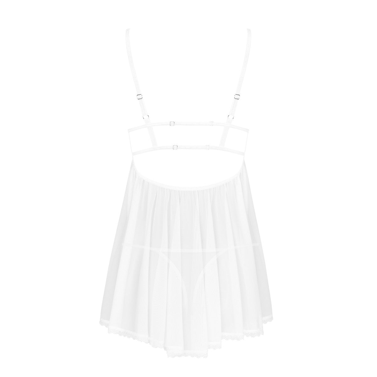 OB Heavenlly babydoll & thong white