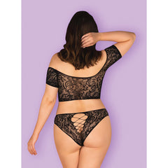 OB Inessita 2pcs set black Size Plus
