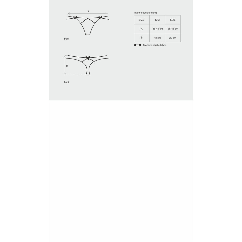 OB Intensa double thong