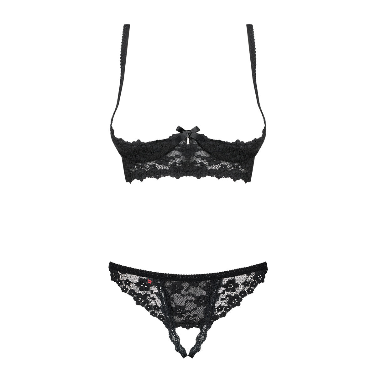OB Letica 2 pcs set cupless black