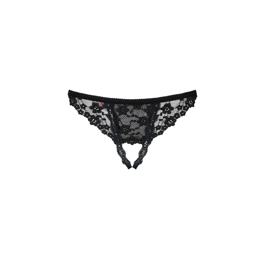 OB Letica crotchless thong black