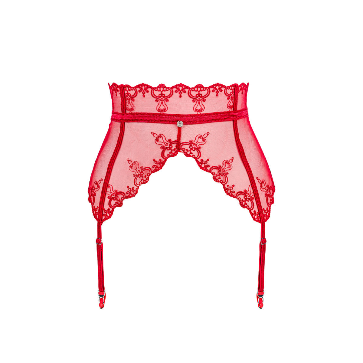 OB Lonesia garter belt red