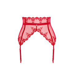 OB Lonesia garter belt red