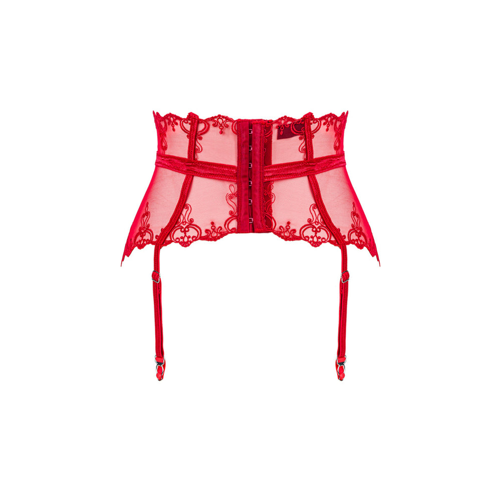 OB Lonesia garter belt red