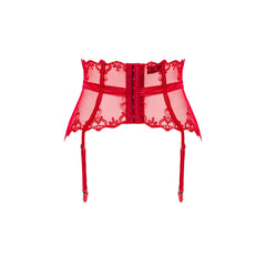 OB Lonesia garter belt red