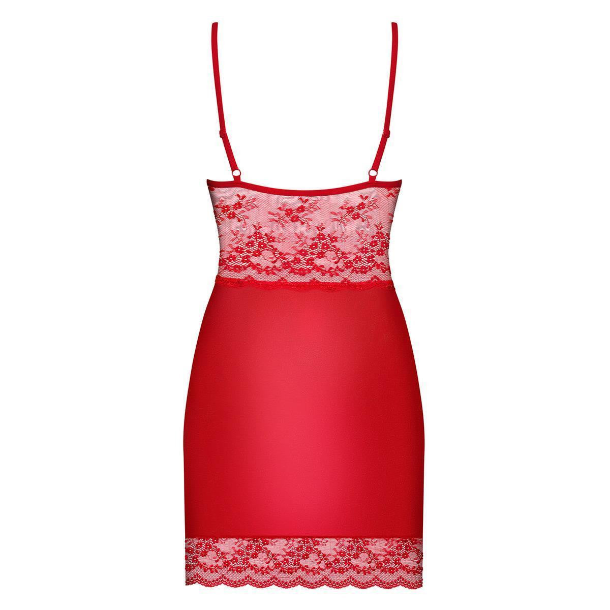 OB Lovica chemise & thong red