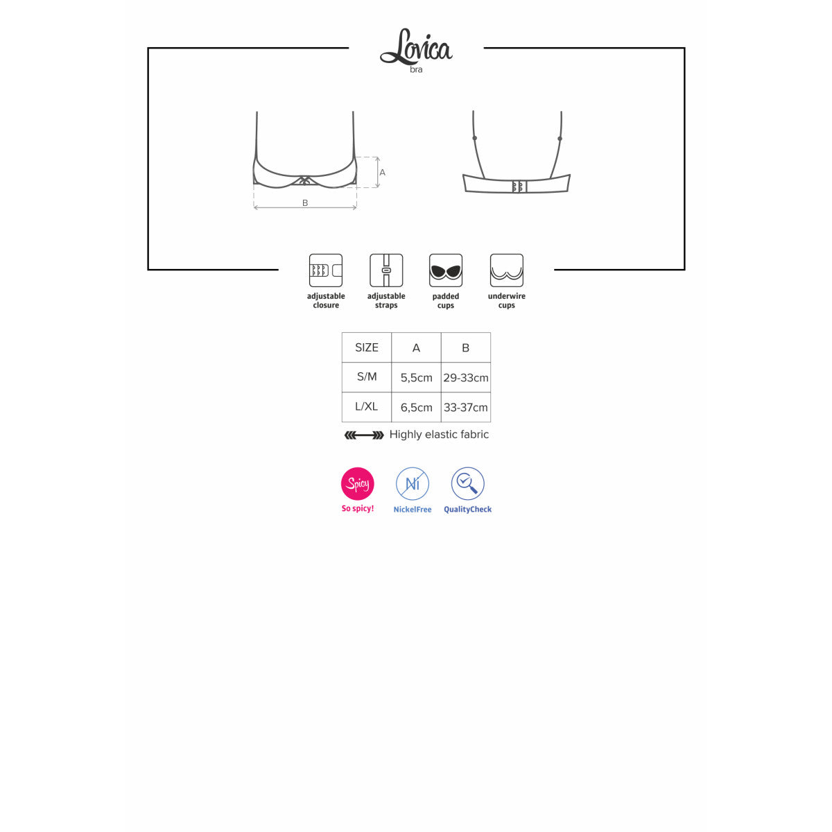 OB Lovica half-bra