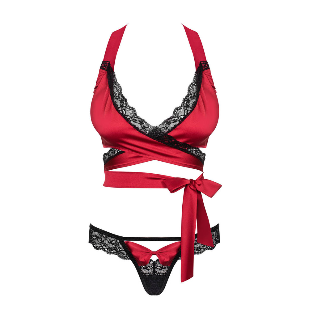 OB Sensuelia top & thong red