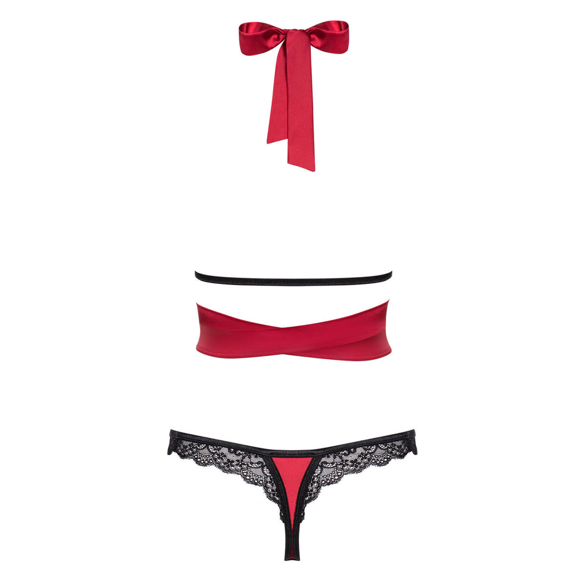 OB Sensuelia top & thong red