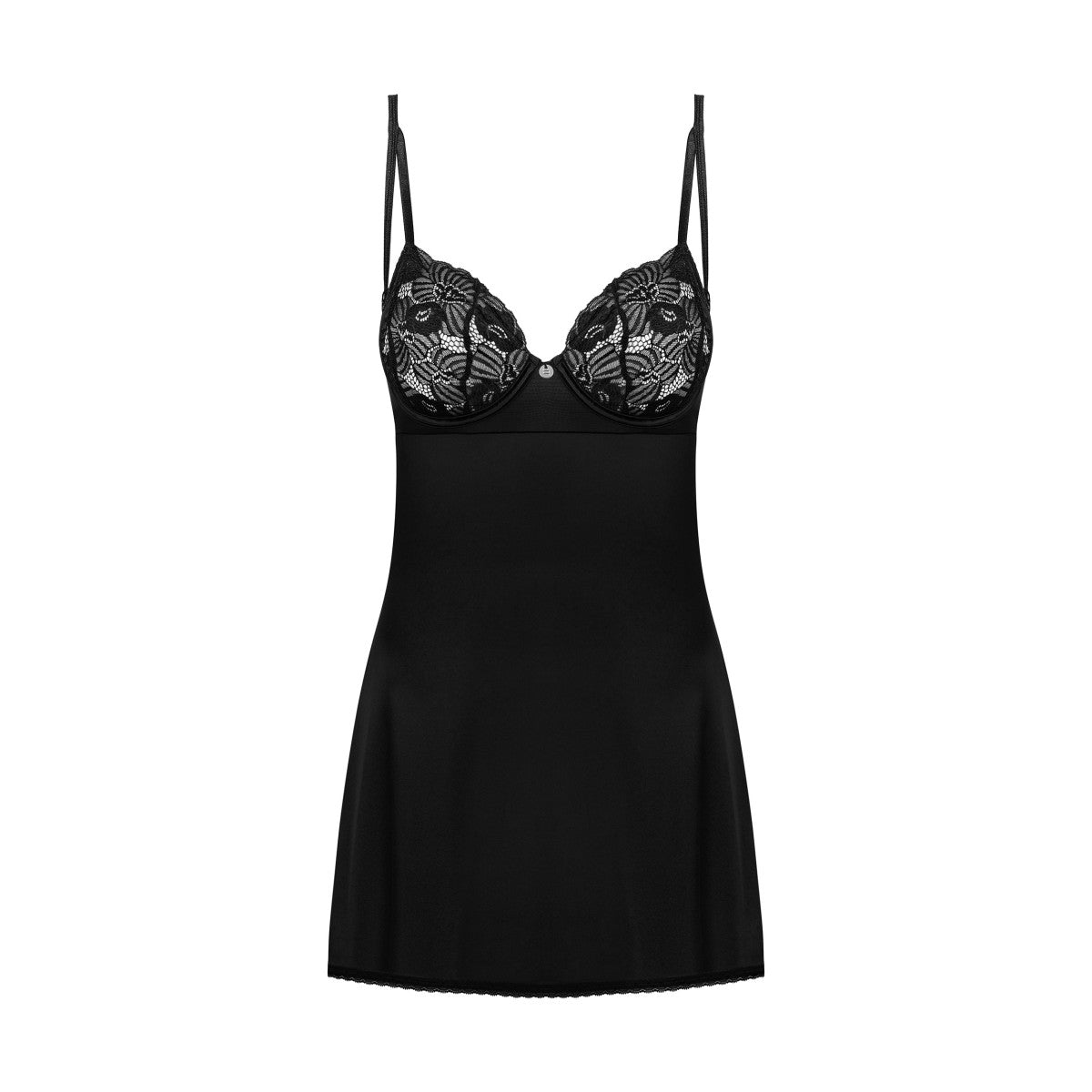 OB Serena Love chemise & thong black