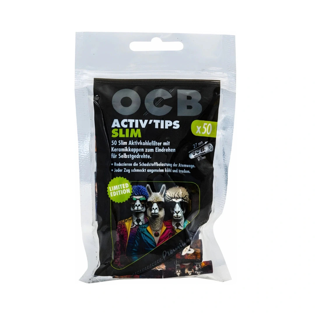 OCB Activ Tips Slim 7 mm (Limited Edition)