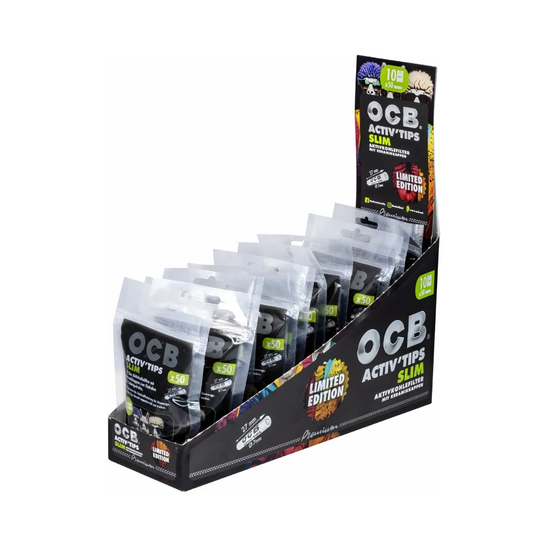 OCB Activ Tips Slim 7 mm (Limited Edition)