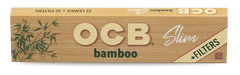 OCB - Bamboo Slim Kingsize + Tips - Display - 32 x 32 Stück