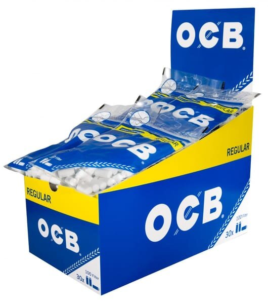 OCB - Filter Regular 7.5mm - Display - 30 x 100 Stück