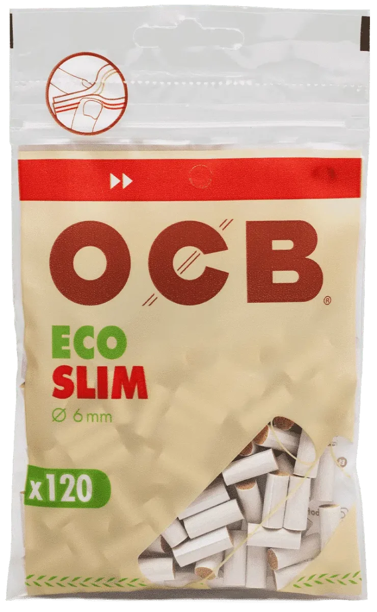 OCB - Filter Slim Bio 6mm - Display - 10 x 120 Stück