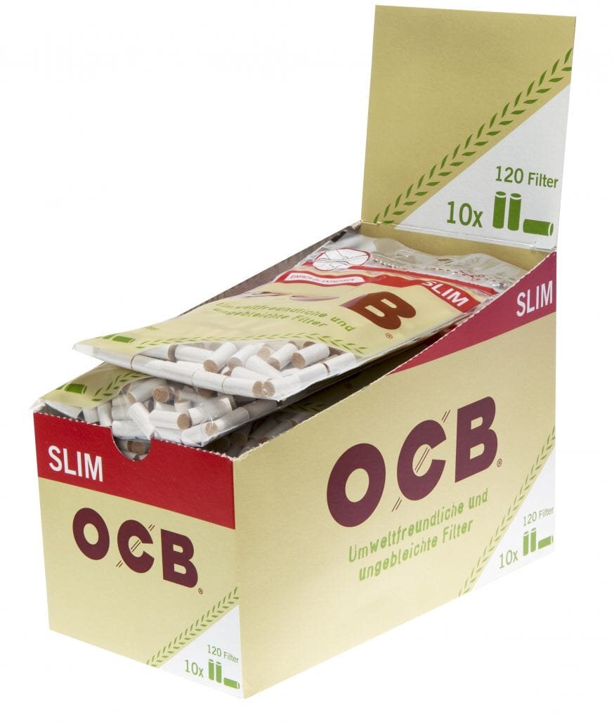 OCB - Filter Slim Bio 6mm - Display - 10 x 120 Stück