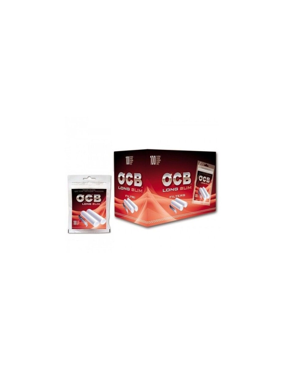 OCB - Filter Slim Long 6mm - Display - 10 x 100 Stück