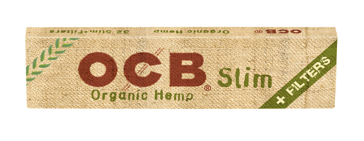 OCB - Organic Hemp Slim Kingsize + Tips - Display - 32 x 32 Stück