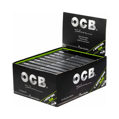 OCB Schwarz Premium Slim + 8 Activ Tips