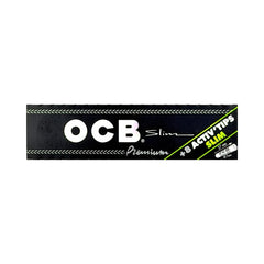 OCB Schwarz Premium Slim + 8 Activ Tips
