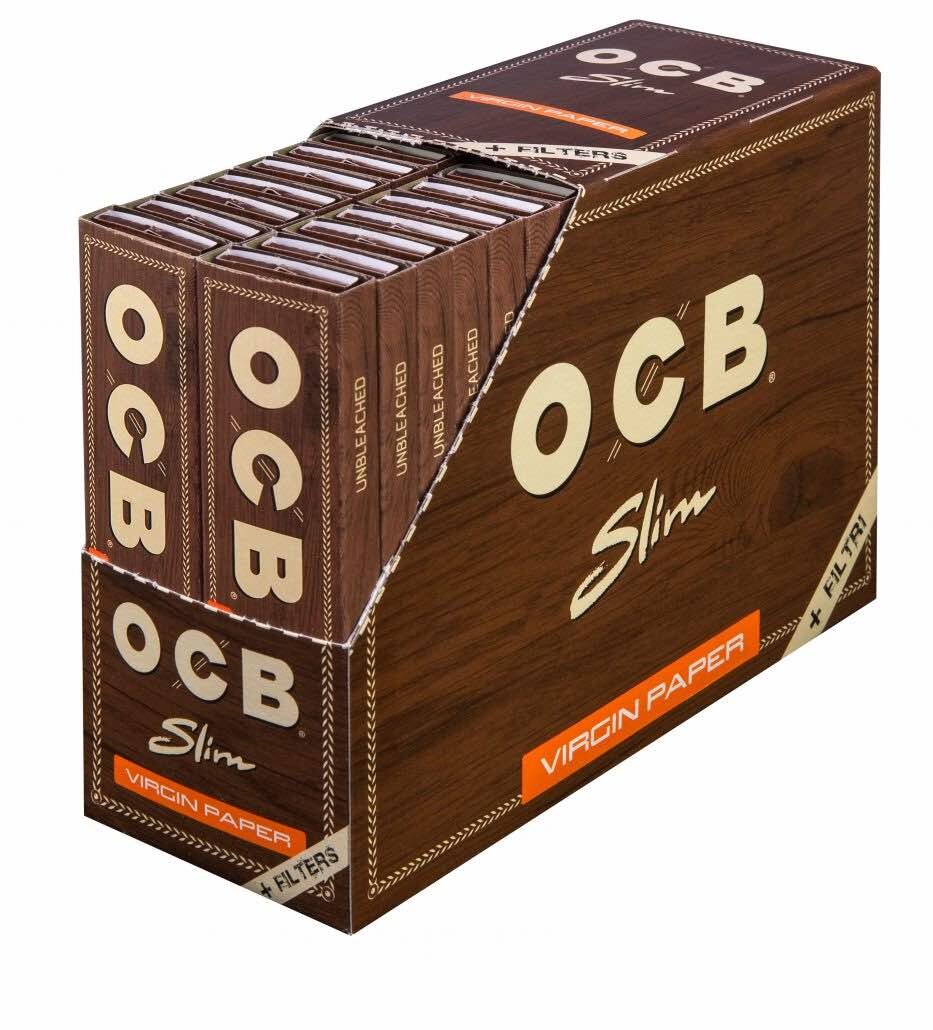 OCB - Virgin Slim Kingsize + Tips - Display - 32 x 32 Stück
