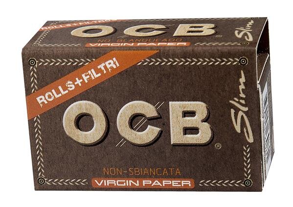 OCB - Virgin Slim Rolls + Tips - Display - 24 Stück
