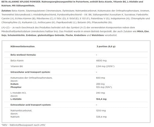 Olimp Beta-Alanine Xplode Powder 250g