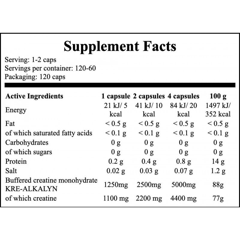 Olimp Kre-Alkalyn 2500MC - 120caps x18