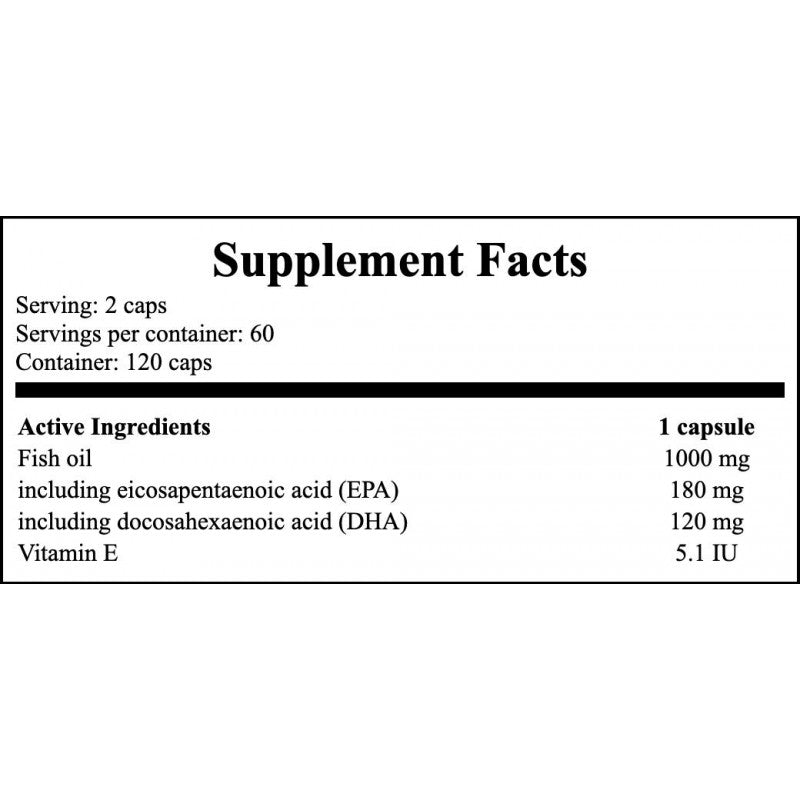 Omega-3 1000mg -120caps.