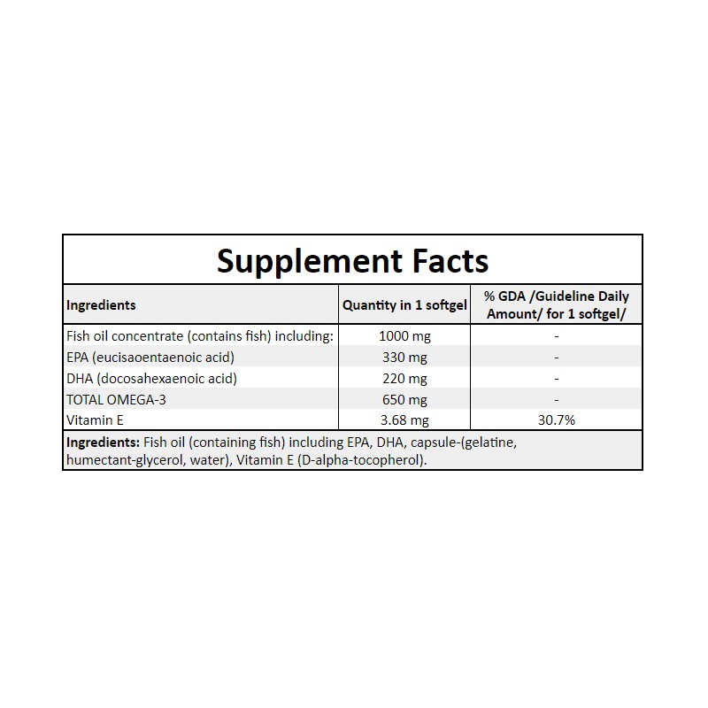 Omega 3 - 120 softgels. X24