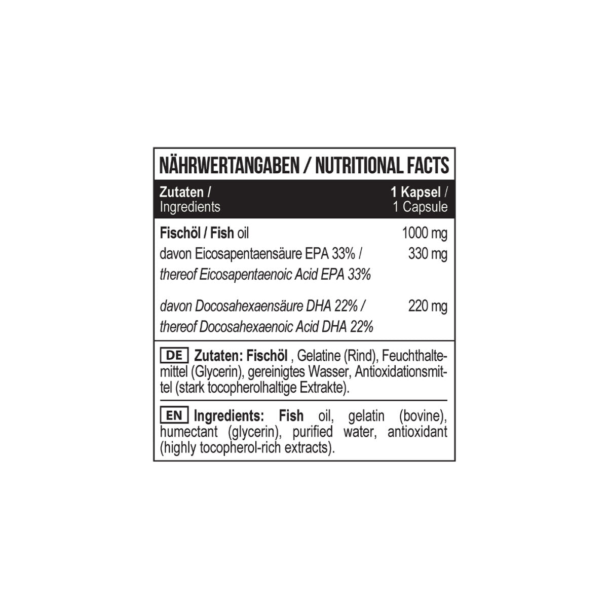 Omega 3 Selected 120 Kapseln