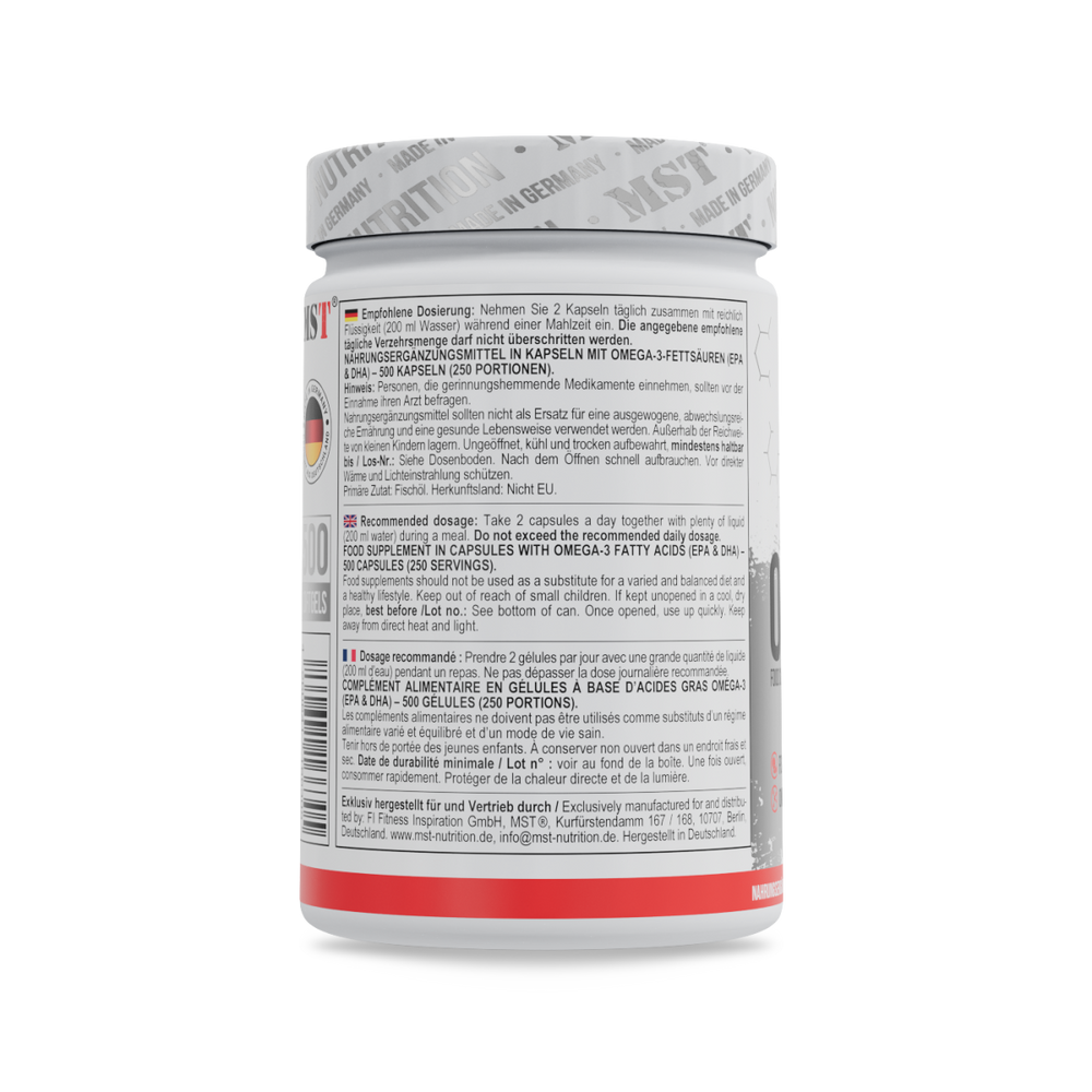 Omega 3 Selected 500 Kapseln