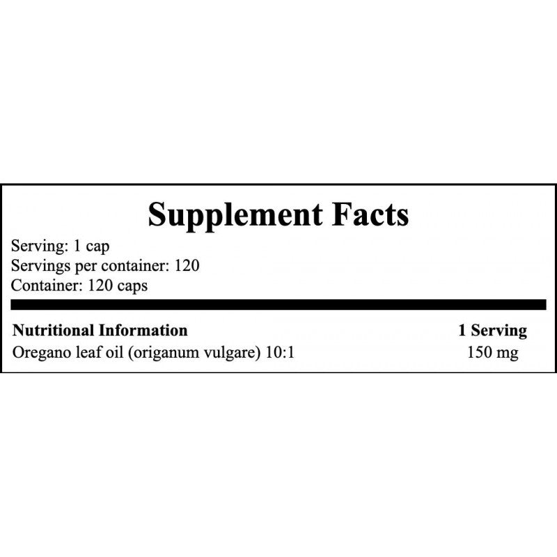 Oregano Oil 10:1 - 120softgels - Oreganoöl