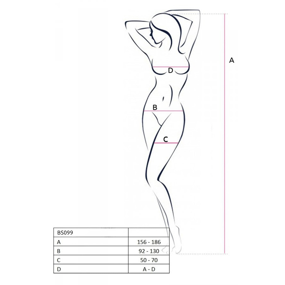 PE BS099 Bodystocking black