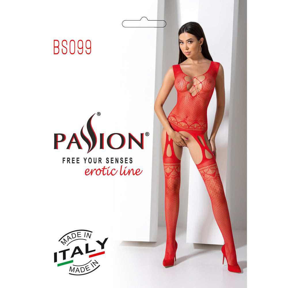 PE BS099 Bodystocking red