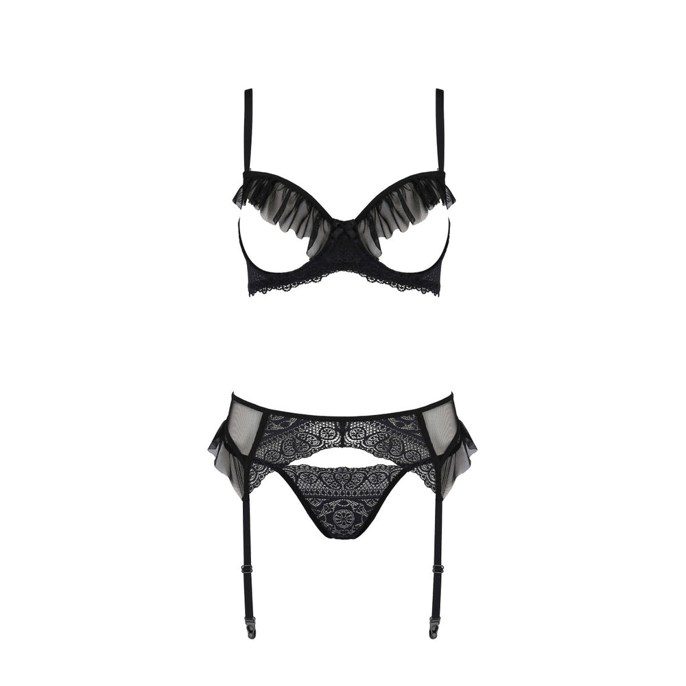 PE ECO Kerria 3pcs set with open bra black