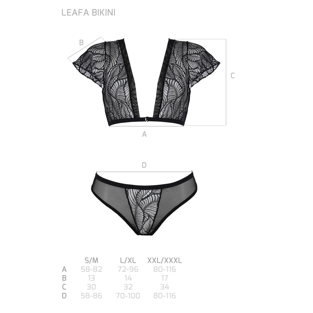 PE ECO Leafa bikini black